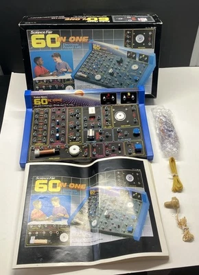 Radio Shack Science Fair 60 in One Electronic Project Lab 28-261 - Image 1 of 4