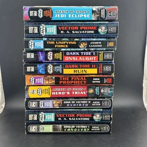 Star Wars The New Jedi Order Lot Of 10 PB Book Lot! - Imagen 1 de 11