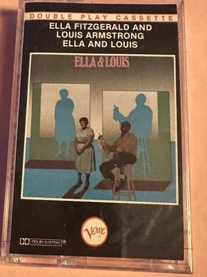 Ella And Louis - Double Play Cassette - Ella Fitzgerald And Louis Armstrong ✨New - Image 1 of 3