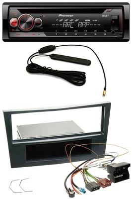 Pioneer CD USB AUX DAB MP3 Autoradio für Opel Corsa D ab 2005 Stealth Schwarz - Bild 1 von 4