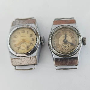 Vintage Watch USSR Zvezda Soviet Wristwatch Watch Parts 2 pcs - Picture 1 of 11