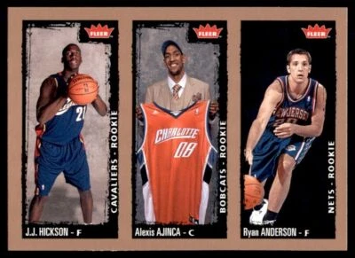Fleer J.J. Hickson/Ryan Anderson/Alexis Ajinca Cleveland 2008-09 Foto 1 de 2