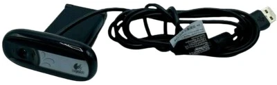 Logitech V-U0026 860-000379 USB WebCam Camera Clip PC Built In Microphone - Image 1 of 4