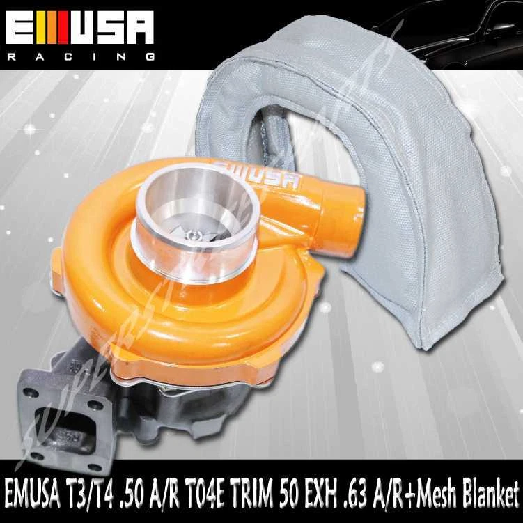 Compresor híbrido turbo .50 A/R AMARILLO EMUSAT3/T4 .63 A/R turbina + manta de malla Foto 1 de 4