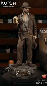 Indiana Jones 3D Printed Figure - Iconic Archaeologist Adventurer, unbemalt - Bild 1 von 9
