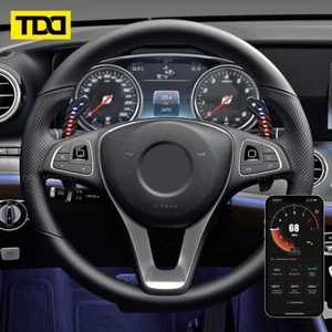 Carbon Fiber Steering Wheel Magnetic LED Paddle Shifters for Mersedes S205 W213 - Picture 1 of 5