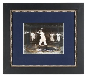 Joe Dimaggio Signed Photo Framed, W/ COA - Picture 1 of 5