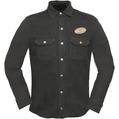 Modeka Herren Motorrad Hemd Oliwer - dehnbares Baumwollhemd mit Protektoren - Bild 1 von 4