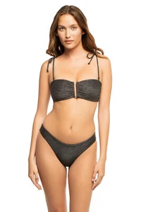 Top de bikini Ravello Bandeau VERANO NUEVO CON ETIQUETAS y parte inferior Scop $79 talla D y S - Imagen 1 de 6