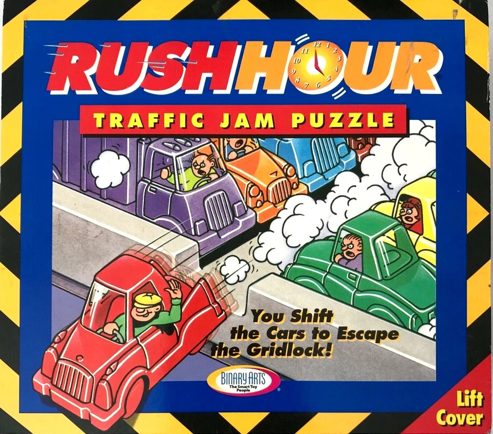 Rush Hour Traffic Jam Replacement Parts Binary Arts ThinkFun Logic Puzzle Game - Image 1 of 1