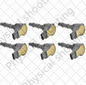GENUINE Delphi x6 Ignition Coils For 2005-2014 Mercedes-Benz V6 V8, A0001502780 - Picture 1 of 4