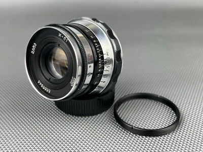 INDUSTAR-61 Zebra 2,8/53 мм объектив Leica M39 Zorki FED крышка адаптер CLA 8886948 (28) - Изображение 1 из 4