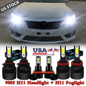 Kit combinado de bombillas antiniebla de faros LED blancos 6000 k para Toyota Camry 2007-2014 - Imagen 1 de 12