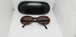 EMMANUELLE KHANH Paris Brown Tortoise ek158 609 france - Picture 1 of 8