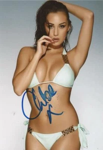 EX ON THE BEACH/CELEBRITY BIG BROTHER* CHLOE GOODMAN SIGNED 6x4 SEXY PHOTO+COA - Picture 1 of 1