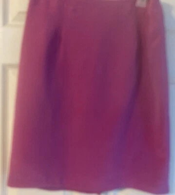 Falda Kasper Petite 36708 forrada de seda talla 10P con abertura trasera pequeña Foto 1 de 3