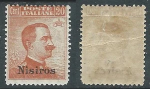 1921-22 EGEO NISIRO EFFIGIE 20 CENT MH * - E134 - Picture 1 of 1