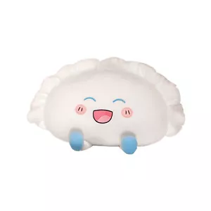 Cute Dumpling Plush Pillow Funny Food Stuffed Plushie Toy Soft Hugging Doll Gift - Picture 1 of 11