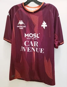 FC Metz Home Football Shirt Large Chritsmas 2021 France Kappa - Picture 1 of 3