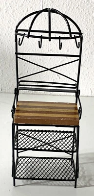 1:12 scale baker rack potting dollhouse size - Image 1 of 4