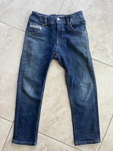 Diesel Toddler 6Y Regular Fit Dark Blue Wash Straight Leg Denim Jeans - Picture 1 of 4