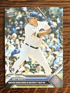 2023 Topps NOW 241 Matt Mervis Debut Drives in Run with 1st Hit - Free Shipping - Bild 1 von 2