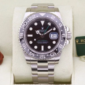 Rolex GMT Black 116710LN Complete Set 2008 Excellent Condition - Picture 1 of 7