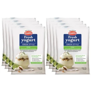 8 x Greek Style Lime Coconut EasiYo Yogurt Sachet Pack Makes 1KG Yoghurt - Picture 1 of 3