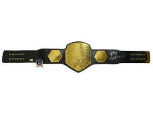 FEDOR EMELIANENKO SIGNED PRIDE FC CHAMPIONSHIP BELT BECKETT BAS COA WT49794 - Picture 1 of 4