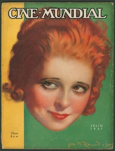 Cine-Mundial Magazine July 1931 Clara Bow~Lili Damita~Marx Bros~Gary Cooper - Picture 1 of 9