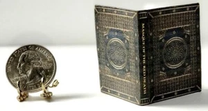 1:6 MINIATURE BOOK THE MASQUE OF THE RED DEATH EDGAR ALLAN POE - Picture 1 of 4