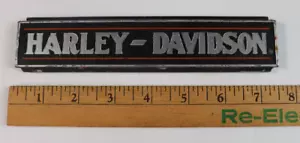 "Insignia emblema de metal Harley-Davidson vintage - placa de identificación de motocicleta de 7,5"" (24-9)" - Imagen 1 de 7