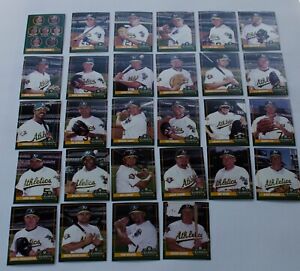 Oakland Athletics 2000 Division Champions American League West Trading Cards
