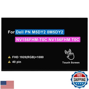BTSELSS NV156FHM-T0C NV156FHM T0C for Dell PN M5DY2 0M5DY2 FHD 1920(RGB)×1080 - Bild 1 von 5