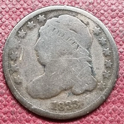 1833 Capped Bust Dime 10c Circulated #96802 - Image 1 of 2