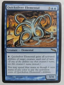 Quicksilver Elemental - Near Mint - Magic The Gathering - Mirrodin - Vivi - Picture 1 of 2
