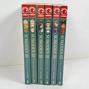 Suikoden III: The Successor of Fate Vol 1-6 English Manga Lot Tokyopop RARE OOP - Picture 1 of 12