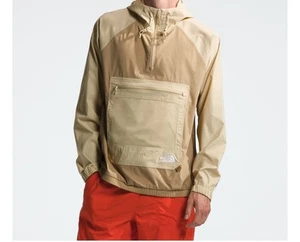 The North Face M Class V Pathfinder Pullover Windbreaker Gravel/Khaki Stone - Picture 1 of 16