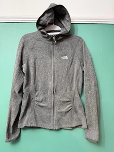Womens North Face Fleece Jacket Zip Thru. Small. Grey. Polartec. SKU 46068 - Picture 1 of 9