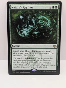 Tarkir: Dragonstorm - Nature's Rhythm - Sorcery - Rare - Regular - Tdm 150 - - Picture 1 of 2