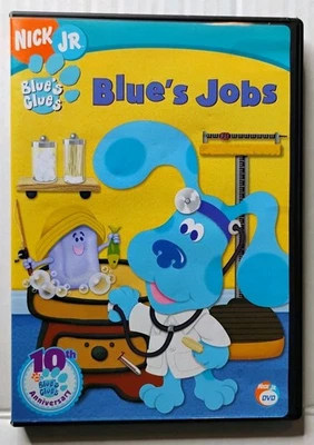 Blue's Clues Blue's Jobs DVD Good Condition, Nick Jr. Box Shipped Foto 1 de 4
