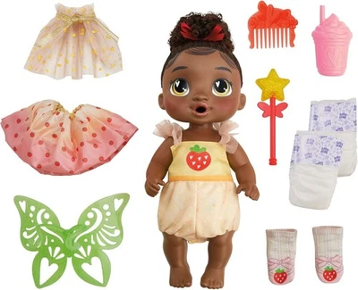 Baby Alive Fairy Fashions Berry Boo 11" Black Hair Doll with Clothes Accessories - Image 1 of 4