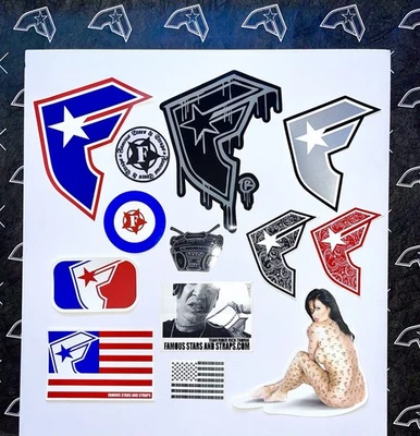 Famous Stars And Straps OG Sticker Mix Travis Barker Blink 182 - image 1 of 4