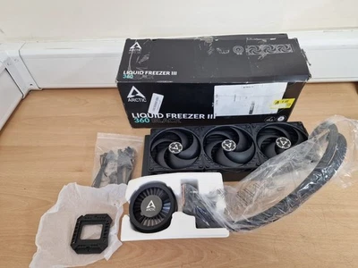 ARCTIC Liquid Freezer III Pro360 A-RGB AIO CPU Cooler,3 x 120 mm-SEE DESCRIPTION - Image 1 of 4