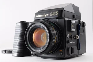 **NEAR MINT-** Mamiya M645 Super AE Prism Finder + Sekor C 80mm f/2.8 N From JPN - Picture 1 of 12