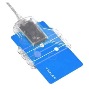 Thales CT30 USB chip Smart Card Reader Writer National ID eID EURO Tacho Gemalto - Picture 1 of 2