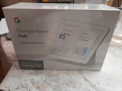 Google Nest Hub with Google Assistant Chalk GA00516-US - Image 1 of 2