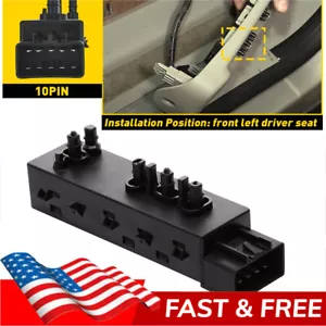 Seat Control Switch Left Driver Side For 2016-2018 Chevrolet Cruze 25974714 - Picture 1 of 9