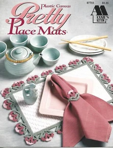 Pretty Place Mats - Plastic Canvas Instruction Booklet - Picture 1 of 2