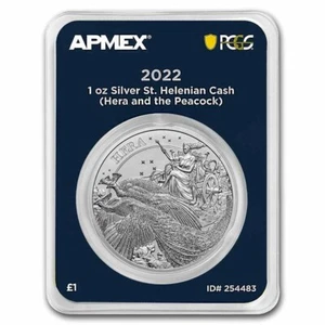 1 libra Goddesses Hera MintDirect® PCGS First Strike St. Helena 1 oz plata 2022 - Imagen 1 de 2